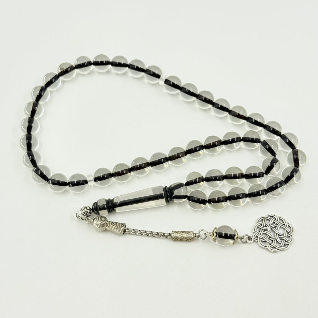 Transparent black thread